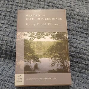 Walden and Civil Disobedience Book